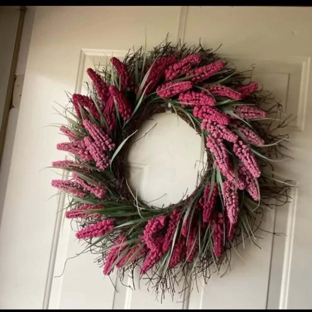 Pink Ombré Door Wreath NWOT